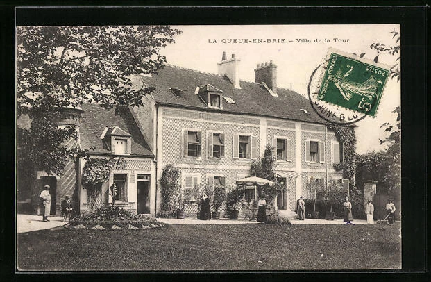CPA La Queue-en-Brie, Villa de la Tour 1912