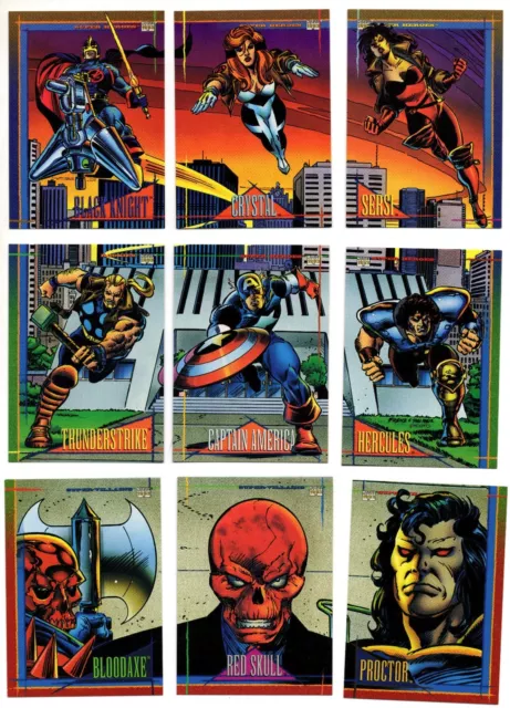 1993 Skybox Marvel Universe IV X-men Base Card You Pick Finish Your Set 91-180