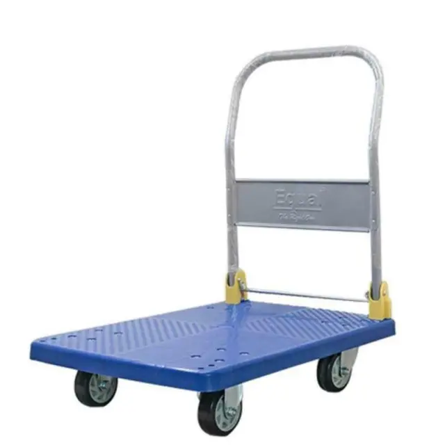 Equal 150kg Polypropylene Blue Portable Platform Trolley, Heavy Duty EPT-1501