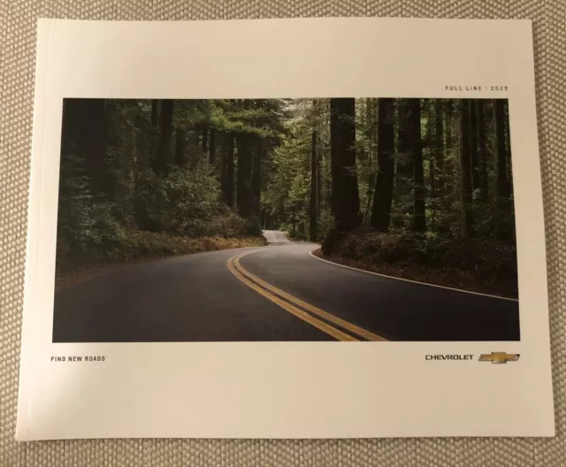 2020 CHEVY FULL-LINE 28-page Original Sales Brochure...INCLUDES ALL NEW CORVETTE