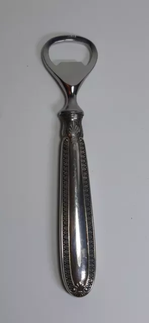 Apribottiglie Manico Argento 800 e Inox cm 15
