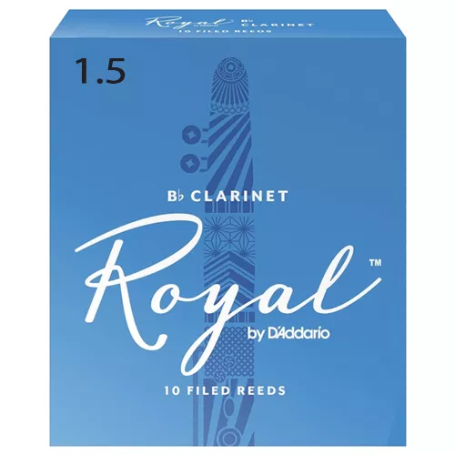 Rico Royal Bb Clarinet Reeds Strength 1.5 (Box of 10)