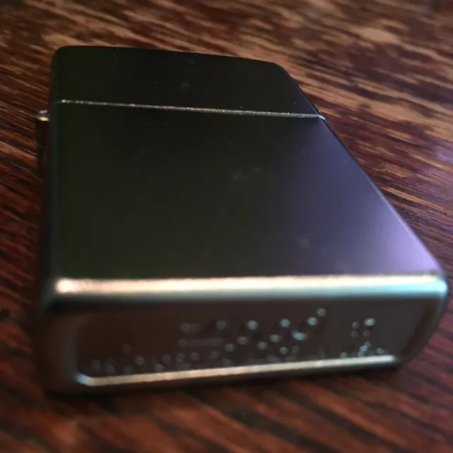 Genuine Zippo classic satin chrome windproof Lighter CASE ONLY No Insert/Box 3