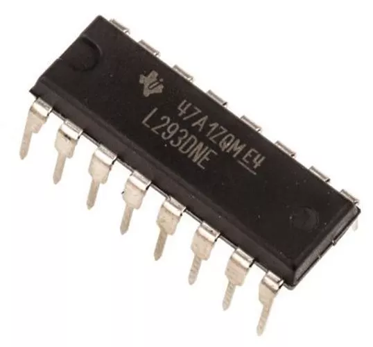 1 x Texas Instruments L293DNE, Brushed Motor Driver IC, 36 V 0.6A 16-Pin, PDIP