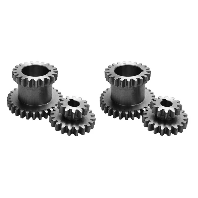 4 Teile / Satz Cj0618 Zähne T29Xt21 T20Xt12 Doppelte Liebe Metall Dreh Get J9M3