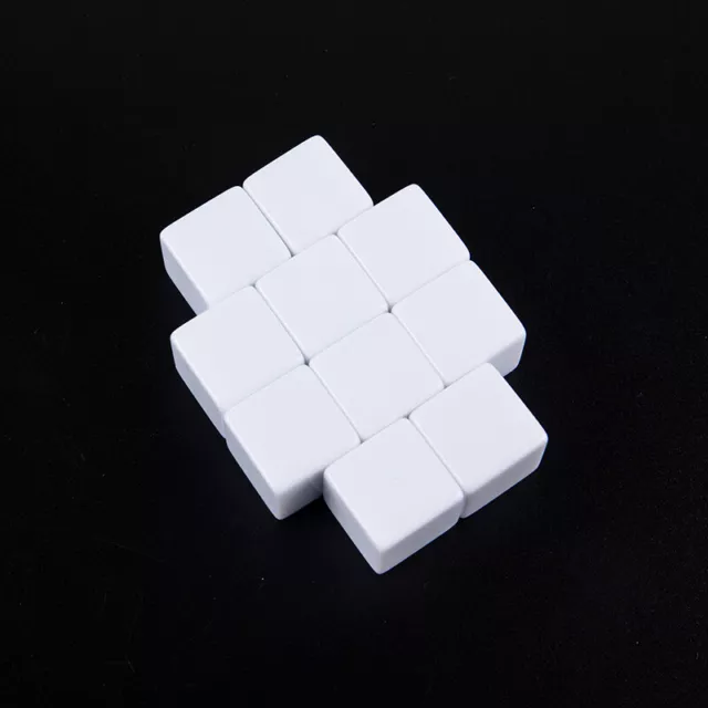 10 pz lavagna leggera dadi n. 19 insegnamento dadi bianchi angolo quadrato 1. Il