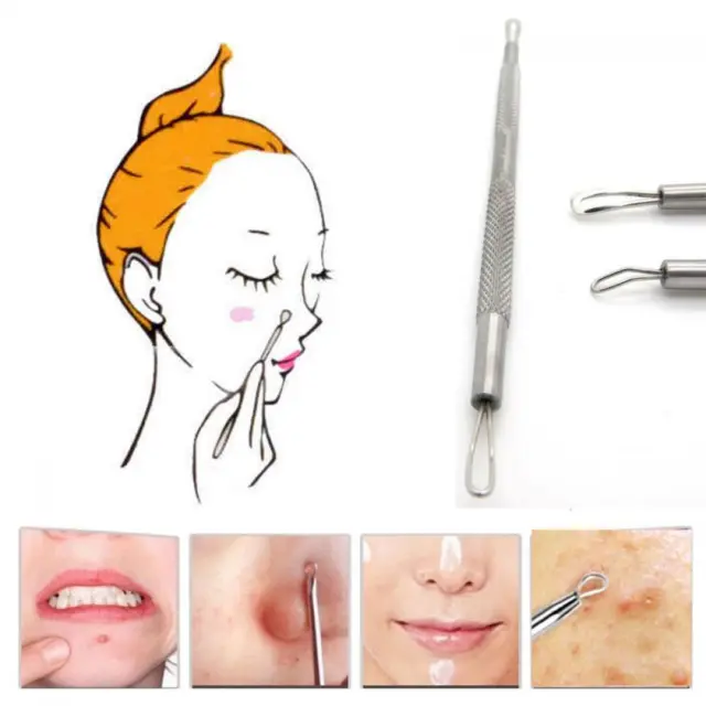 Sell Blemish Extractor Blackhead Remover Tool Stainless Steel Pimple Needles