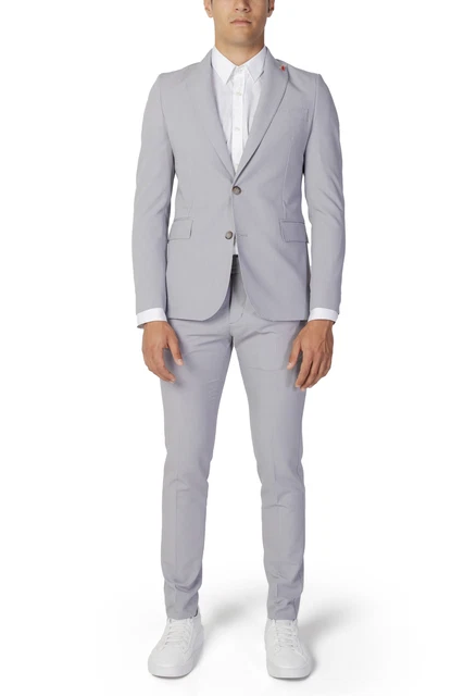 abito uomo MULISH grigio cotone GR83270