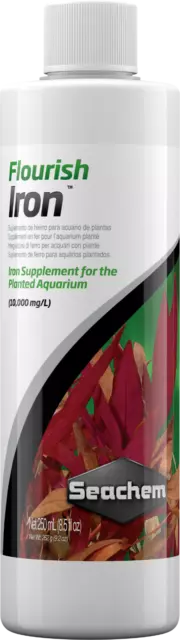 Flourish Iron 250Ml Seachem. Abono Hierro Plantas  Acuario Agua Dulce Plantado