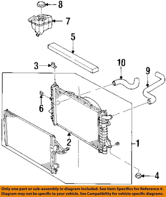Saturn GM OEM SL Radiator-Coolant Overflow Expansion Reservoir Tank 21030881