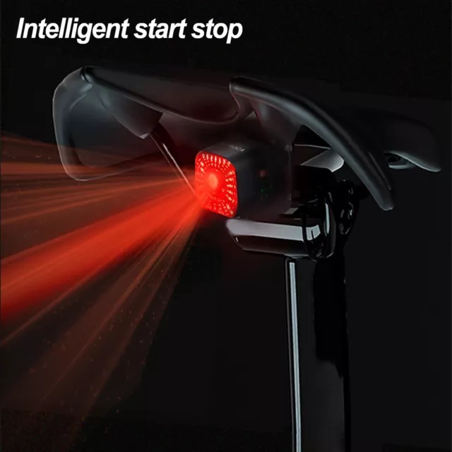 CATEYE Mirror Technology Bike Rear Light Intelligent Brake Sensor Light