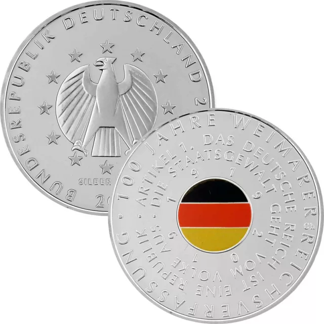 20 Euro Gedenkmünzen Deutschland Silber bfr bankfrisch Jahrgänge zur Auswahl