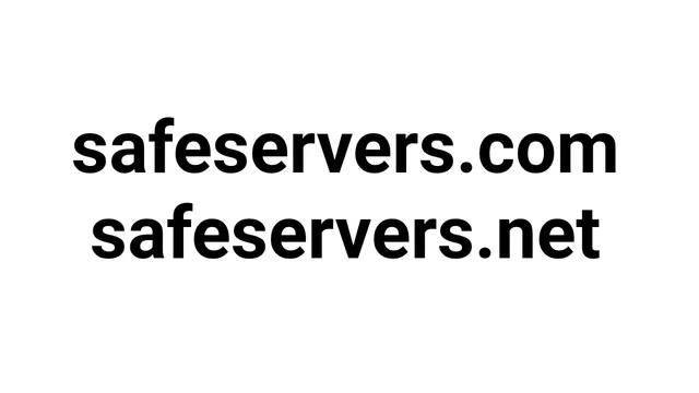 safeservers.com + safeservers.net , 2 domain names for sale safeservers.com + safeservers.net , 2 domain names for sale