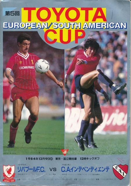 Programme Vintage 1981/82 Toyota World Club Cup Finale - Flamengo Vs Liverpool, Japon