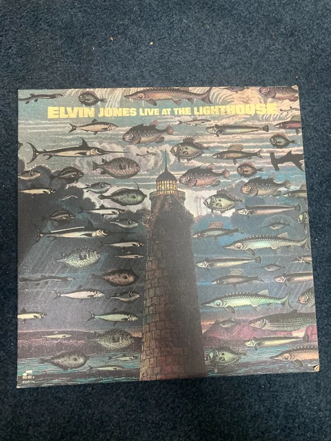 ELVIN JONES LIVE At The Lighthouse BLUE NOTE 2XLP VG+