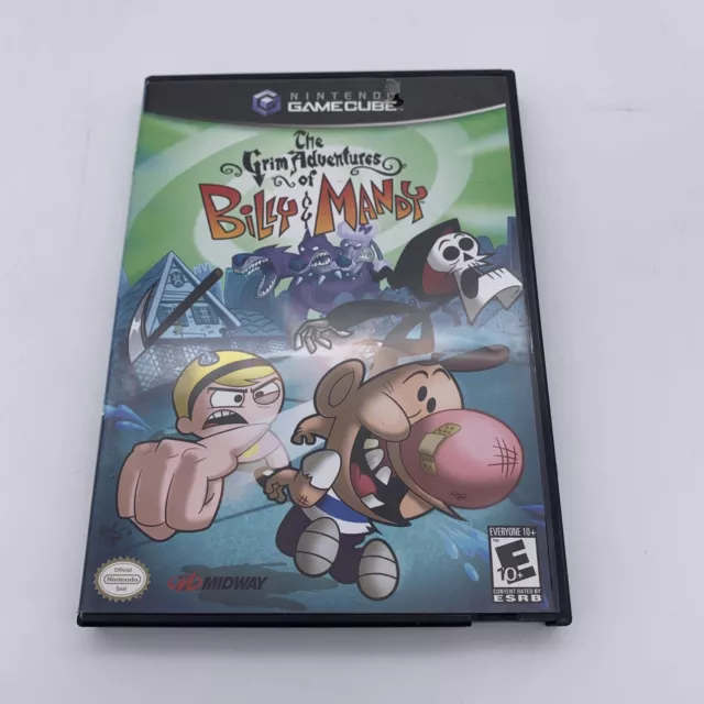 The Grim Adventures of Billy & Mandy (Nintendo GameCube) - NO MANUAL