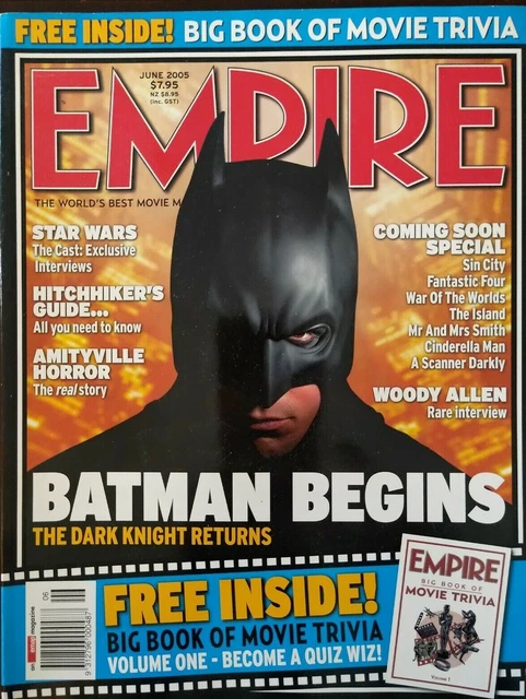 EMPIRE MOVIE MAGAZINE June 2005 Batman Begins The Dark Knight