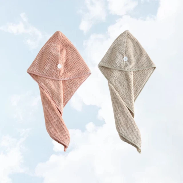 Gorras de ducha de pelo de secado rápido toallas accesorios de baño para Lady Home