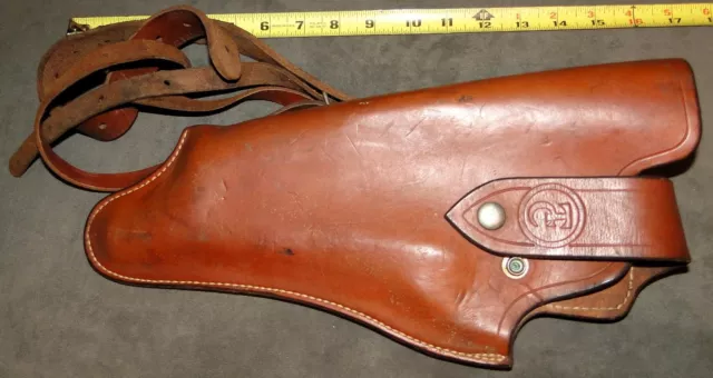 factory Thompson Center Contender leather chest & / or shoulder holster VG cond.