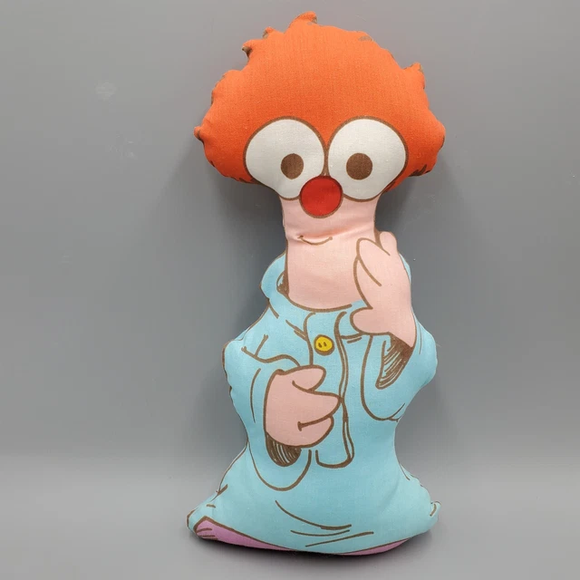 Baby Beaker Pillow Doll Stuffed Plush Muppet Babies Fabric Panel 13 inch