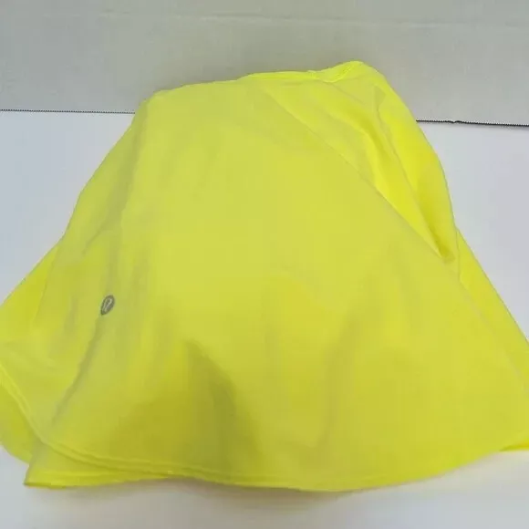 Lululemon Court Crush Tennis Dress Electric Lemon Yellow size 2