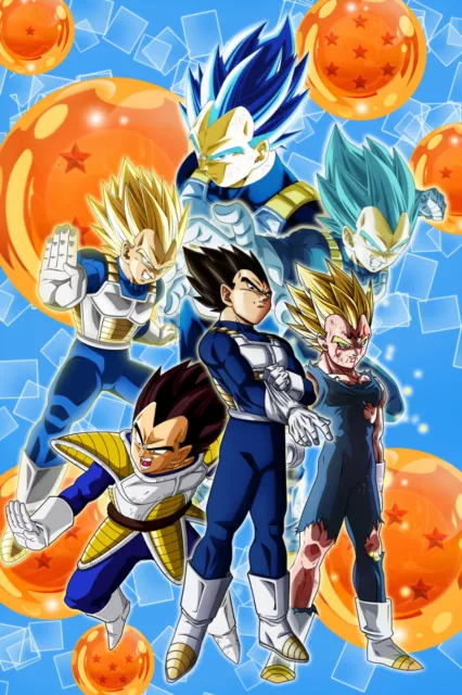 Dragon Ball Poster DBS Goku SSJ Blue 12inx18in Free Shipping