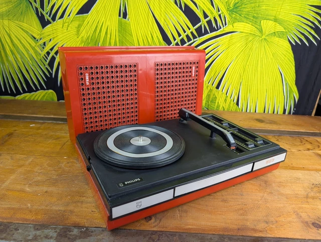 TOURNE DISQUE VALISE CEREM année 50 sorti du grenier EUR 35,00