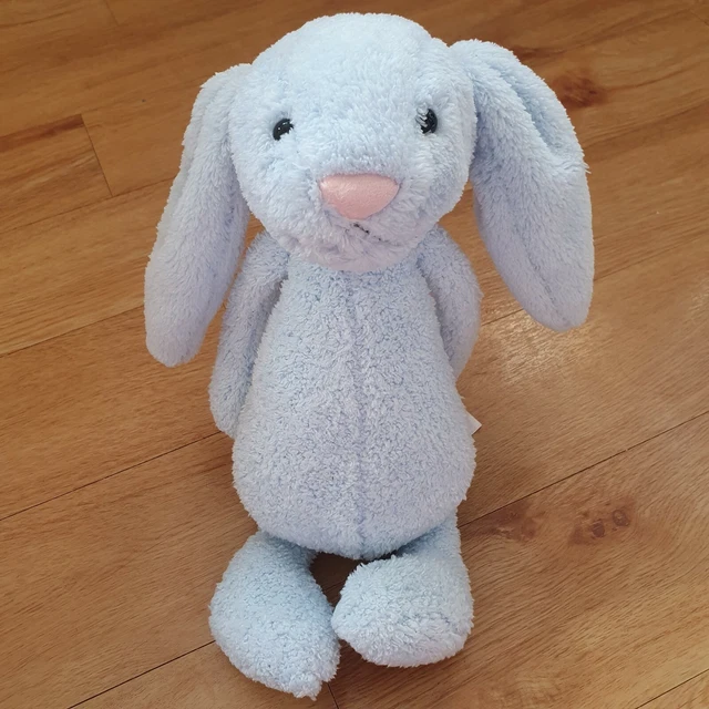 ZARA HOME BLUE Bashful Bunny CHIME Rabbit Medium Jellycat Soft Toy