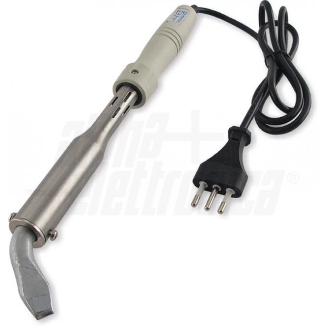 Saldatore con punta curva a scalpello ø14mm Cavo rete spina 3 poli  - ALPHA E...