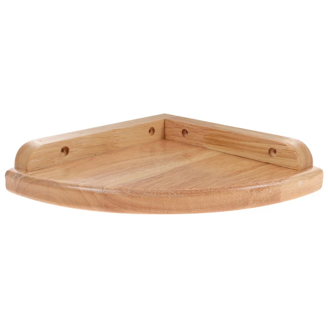 Greenco – Ripiani Angolari A Muro 5 Livelli, Finitura Naturale, MDF Resistente - 2