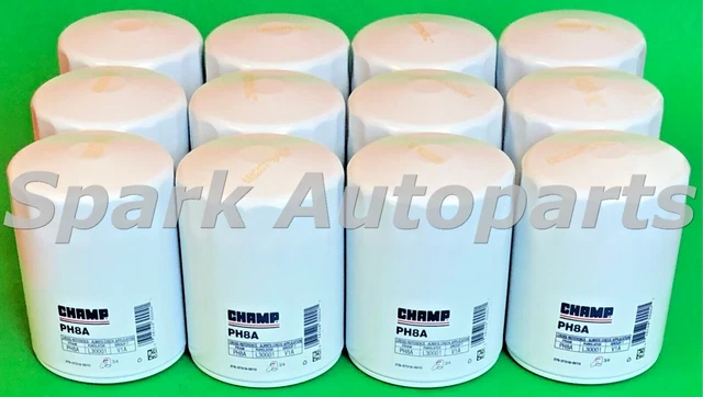 Case of 12 Engine Oil Filter Champ PH8A For FORD Expedition, Explorer, MERCURY