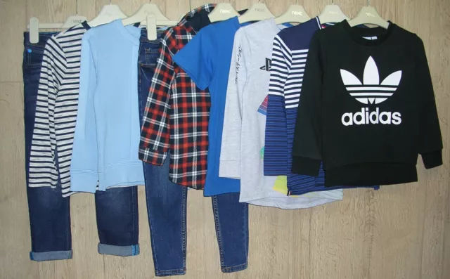 Felpa con cappuccio NEXT RIVER ISLAND ADIDAS NIKE ecc. ragazzo pacchetto jeans età 5-6 116 cm