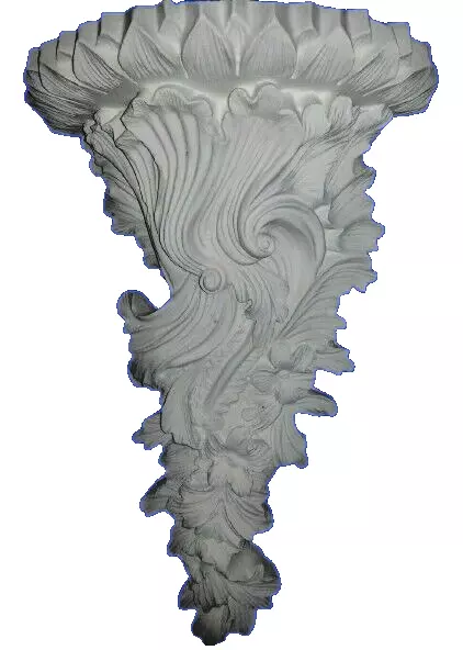Molde de látex mecenas uso cemento de resina haz este adorno de estante de yeso 12 x 8