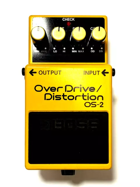 BOSS OS-2 Overdrive/Distortion Guitar Effect Pedal With Patch Cable & Free Sipp