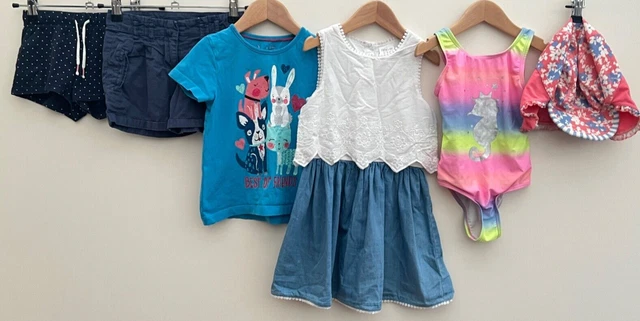 Girls Bundle Of Clothes Age 3-4 H&M F&F Nutmeg
