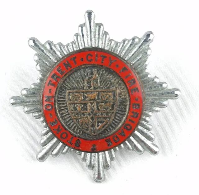 Stoke-On-Trent  Fire Brigade Cap Badge