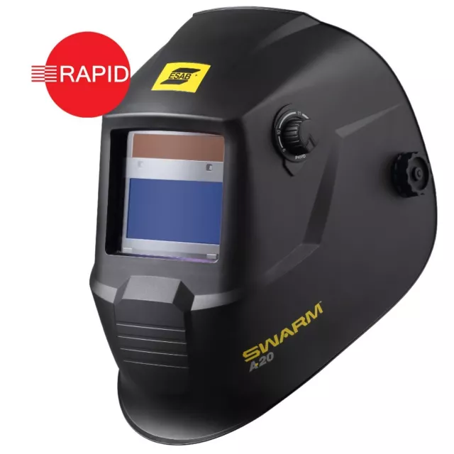 ESAB Swarm A20 Automatique Assombrissement Soudure Casque, Teinte 9-13,1 An