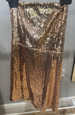 Tammy Hembrow In The Style Size 8 Rose Gold Sequin Dress ⭐️