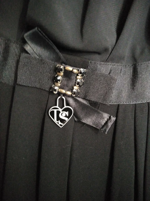 Magnifique Robe " Twin Set Simona Barbieri " Noire Cocktail Neuve Etiquett