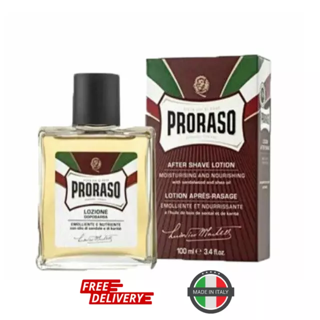 Proraso | Sandalwood & Nourishing After Shave Lotion 100ml Moisturising Nourish