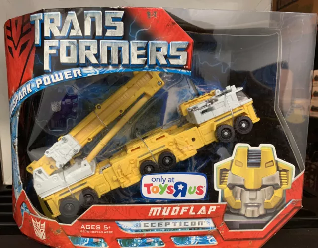 Transformers The Movie MUDFLAP All Spark Power Toys R Us Exclusive MISB!!!!