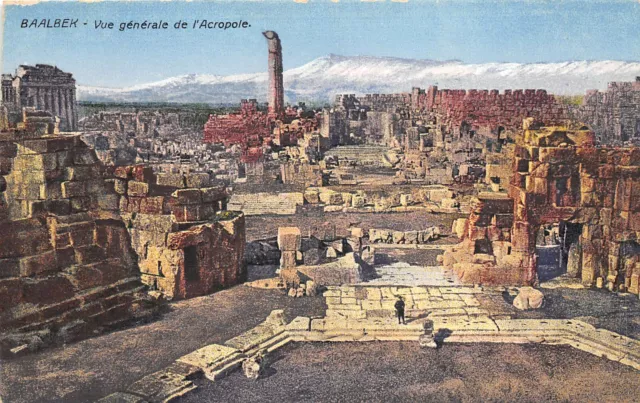 Lot187 baalbeck general view of the acropolis Lebanon liban