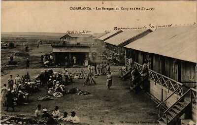 CPA AK MAROC CASABLANCA - Les Baraques du Camp no 3 des Zouaves (219633)