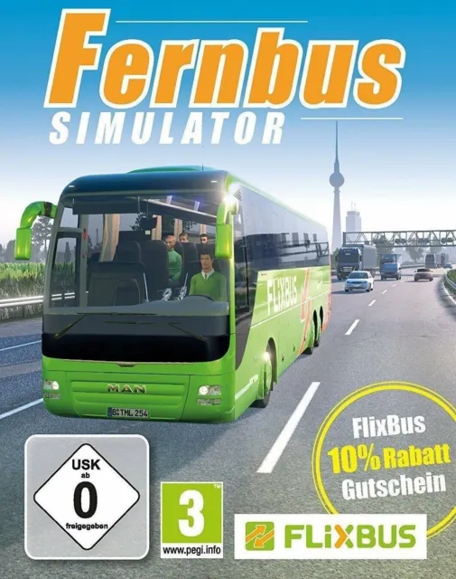 Fernbus Simulator (PC 2016 Nur Steam Key Download Code) Keine DVD, Nur Steam Key