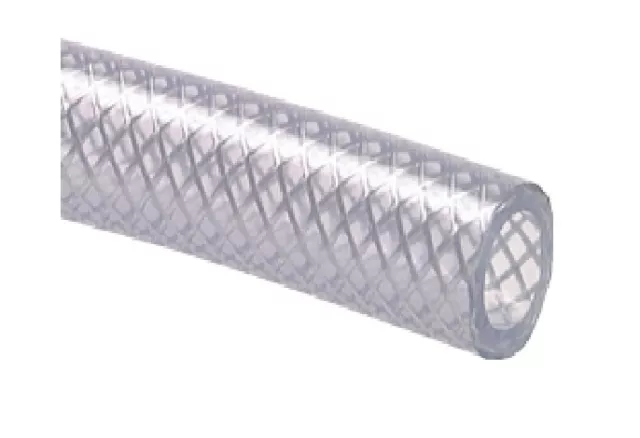 50m Rouleau PVC Tuyau à Air Comprimé 9mm Gaine Tissée Tuyau PVC Pneumatique