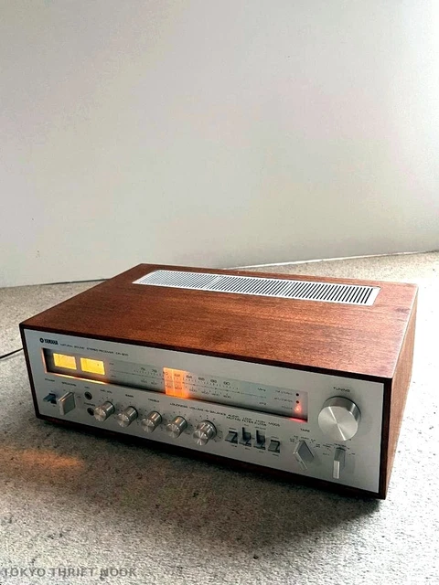VINTAGE] YAMAHA CR-800 Stereo Receiver 1974 Refinished Mahogany