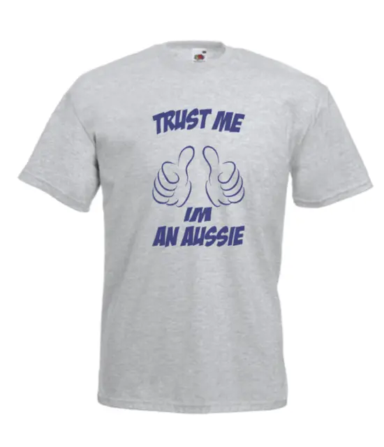T-shirt personalizzata Trust Me Im An Aussie divertente regalo compleanno Natale