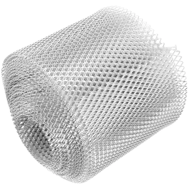 Protezione Per Grondaie In Acciaio Inox - Filtra Foglie E Deterriti (125x137mm, 2 Pezzi) - Foto 7