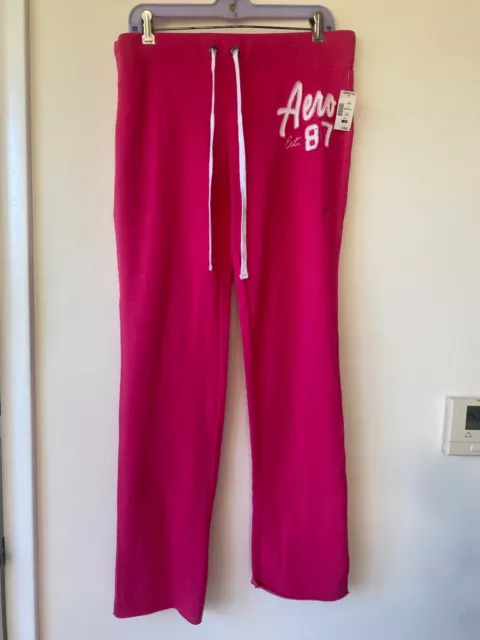 Aeropostale Aero A87 Womens Fit & Flare Sweat Pants Slim Fit XS