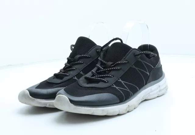 TU Womens Black Synthetic Trainer UK EU